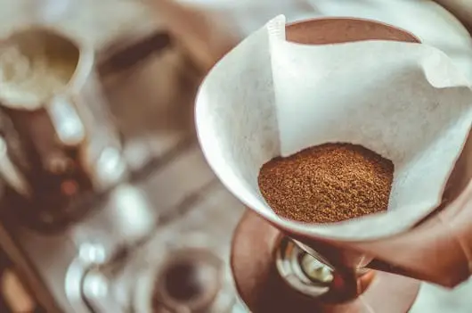 "stored grounded coffee beans"